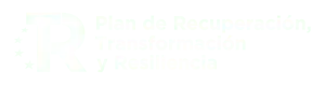 Logotipo del plan de recuperación, transformación y resiliencia